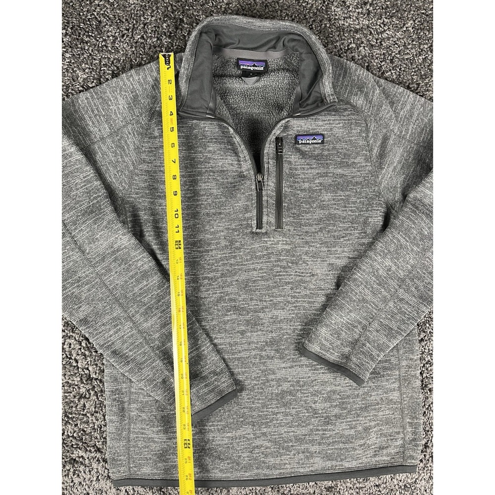 Patagonia Men's Better Sweater 1/4-Zip Fleece, Stonewash Gray, Size Medium - Picture 9 of 11